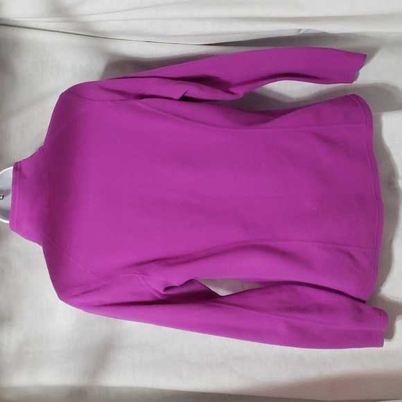North Face EUC Hot Pink Pull-Over 3/4 Zip Fleece Jacket. Size M - Picture 6 of 10